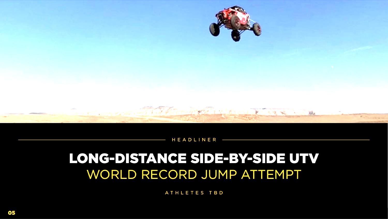 Side-by-side UTV world-record attempt