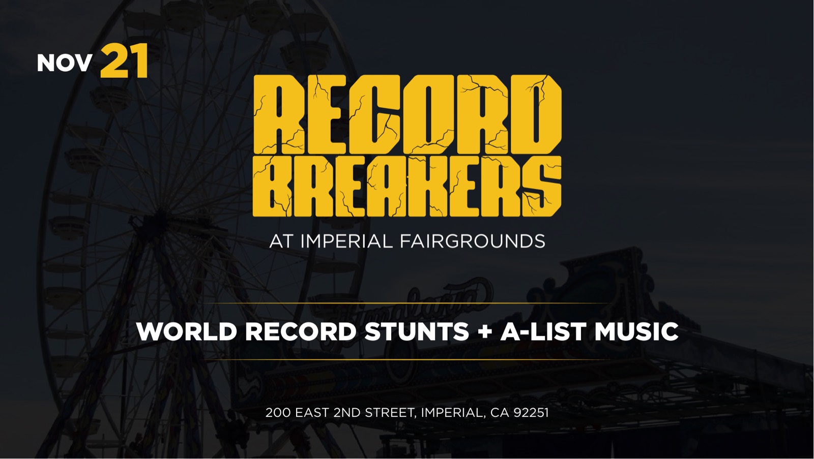 Record Breakers @ Imperial Fairgrounds