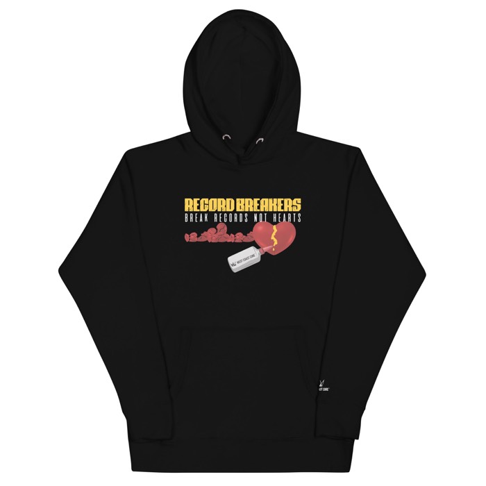 Break Records Not Hearts Hoodie